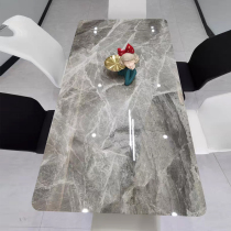 Italian light luxury light rock board dining table and chair combination small apartment dining table designer Net Red dining table can be customized