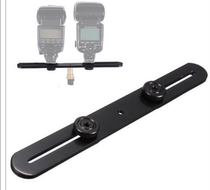 One word flash double-head bracket T-bracket camera fill light long crossbar camera light stand