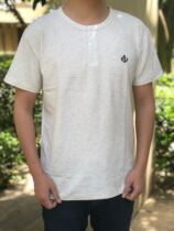 Long flight suit button short-sleeved T-shirt