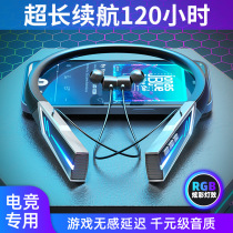 2022 New hanging neck Bluetooth headset e-sports game eating chicken listening voice defense Sports running active noise reduction