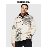 Diesel2020春夏男士长袖印花衬衫休闲外套上衣00SA7Q0BXAW