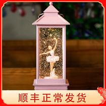 Music box crystal ball children dance ballet girl music box girl student girl birthday new year gift