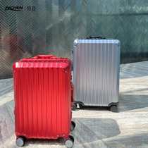 All-aluminum magnesium alloy trolley case All aluminum luggage men and women 24 inch aluminum frame universal wheel suitcase 20 inch boarding case