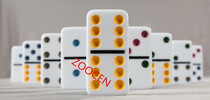 Iron Box melamine Domino Set Double Six Double Nine Double Twelve 5010 5210Dominoes