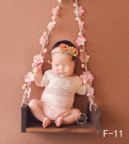 New newborns Photographic Autumn Props Movie 100 Days Photograph Theme Flower Rope Autumn full moon Photo props