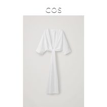 Cos women's pure cotton knot shawl Ivory 2020 spring summer new product 0734774007