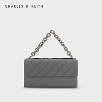CHARLES&KEITH springtime ladies bag CK6-10770485 ladies chasing the chain hand flip bag