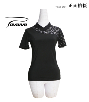DVWVB custom figure skating clothing figure skating training suit children adult women top G86