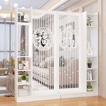 Modern partition cabinet entrance hollow carved lockers Hall Cabinet Office new Chinese screen Nordic decorative cabinet