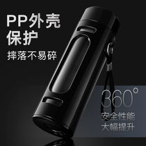 Large capacity glass for men and women portable anti-drop water cup business double insulation tea separation Cup