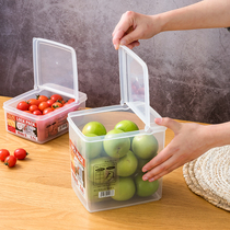 Japan imported sanada flap crisper refrigerator fruit box grain flour dry goods storage box
