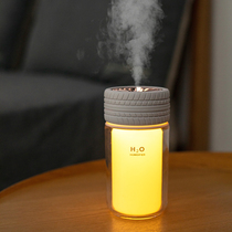 Tire Usb Humidifier Mini Small Home Silent Bedroom Pregnant Woman Baby Large Capacity On-board Vehicle Desktop Water Replenishing Net Red Ins Nebulizer Big Mist COMPANY GIFT LOGO CUSTOMISATION