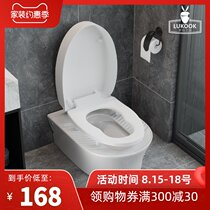 Robbs new surface-mounted squat dual-use integrated squat toilet Pulse squat toilet toilet changed to squat toilet without digging holes