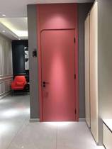 Boyi wood door new fusion series round corner door Q