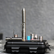 No. 13 pen Polaris titanium flashlight pen two-in-one modular Bolt edc tactical pen USB fast charging