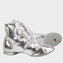 Jazz dance shoes womens high boots teacher soft-soled functional dance shoes mens practice dance shoes performance canvas dance shoes