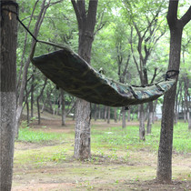 Outdoor green polyester card cloth 60 * 200 cm Easy hammock adult nylon rope