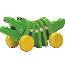 plantoys toddler wooden toy twisted drag dog early education puzzle over 1 year old