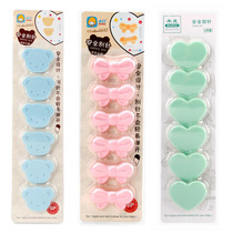 Protective supplies child safety pin cartoon cute bear love butterfly baby saliva towel pin