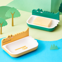 Home soap box Non-punching home toilet soap box new cute dormitory wall-mounted drain soap box