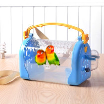 Peony parrot out of the cage portable bird bag small tiger skin mini bird cage Xuanfeng hamster hedgehog take-out box