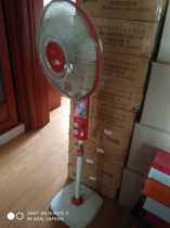 80s chrysanthemum fan Heavy cast iron seat pure copper motor is rare red dragon and phoenix auspicious