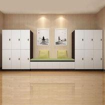 Employee locker Wooden gym club storage cabinet Beauty salon yoga hall locker bathing field password lock