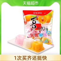 (Minato single)Xizhilang lactic acid jelly 360g bags Pudding happy candy Childrens snack candy 360g×1 bag
