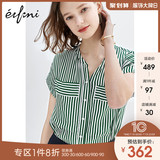 New Korean style striped shirt women's 1194320451q