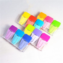Creative return sign can prey clip-rite paper clip sticky paper two-in-one Multi-Function Index bookmarks