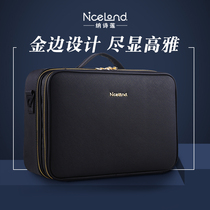ins net red hominin specialisation makeup bag women heel makeup storage box large capacity multifunction large number portable portable