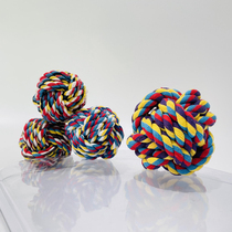 Pet dog colorful cotton knot toy ball cotton rope ball cotton rope ball ball ball ball ball ball ball ball ball