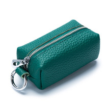 2022 new genuine leather universal car key bag female containing brief cute large capacity mini-lock spoon bag cover for home