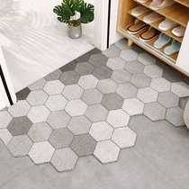 Home door wire rod mat Home door entrance entrance floor mat doormat outdoor dirt-resistant can be cut custom carpet