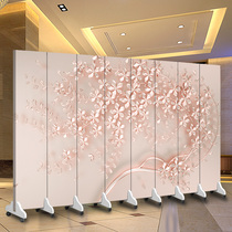 Nordic screen partition wall living room decoration mobile folding simple modern bedroom office shelter custom folding screen