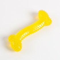 New pet S-shaped TPR rubber barbed transparent big bone Teddy molars gnawing cat dog training dog toy