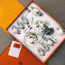 Equatorial jungle 15 head tea set with spoon