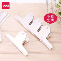 Right-hand new product 1 5 Number of clamps 9534 Mountain shaped iron ticket clip containing clip large hill clip stainless steel clip 127mm wide