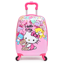 Childrens luggage suitcase 1618 inch customized cute cartoon four-wheel trailer for men and women baby student suitcase