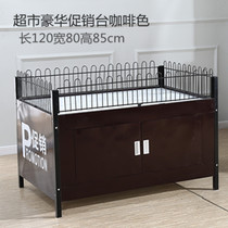 Supermarket promotion platform flower shelf promotion car dump truck special price car stacker display stand shopping mall booth