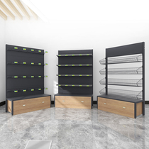 Supermarket hook bulk snack shelf Small food display rack Commissary convenience store beverage hanging basket shelf