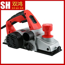 Electric planing household small multifunctional portable desktop woodworking tools electric planer planing machine