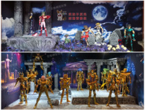 Saint Sage background picture Saint clothing myth ex Gold Soul cabinet display box hanging picture poster background picture making