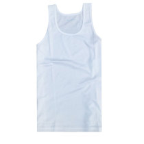 Round neck white vest breathable sweat-absorbing physical training suit military fans outdoor sports bottoming shirt men