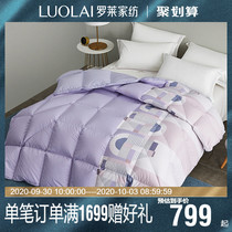 Luolai home textile bedding autumn and winter quilt quilt single and double warming technology anti-mite antibacterial duvet Q