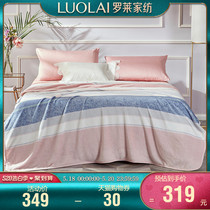 Luolai home textile bedding summer blanket single double air conditioning blanket q1401 night language Twilight flannelette blanket