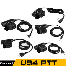 ZTactical military regulations U94 American J standard interphone headset launch button switch mobile phone ptt model message