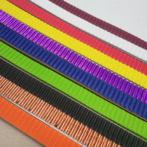 DIY origami art paper wavy paper color long corrugated paper strip childrens handmade material package 10