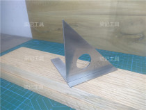 Woodworking scribe wire crossing ruler stainless steel ruler angle ruler 45 degree multifunctional woodwork ruler