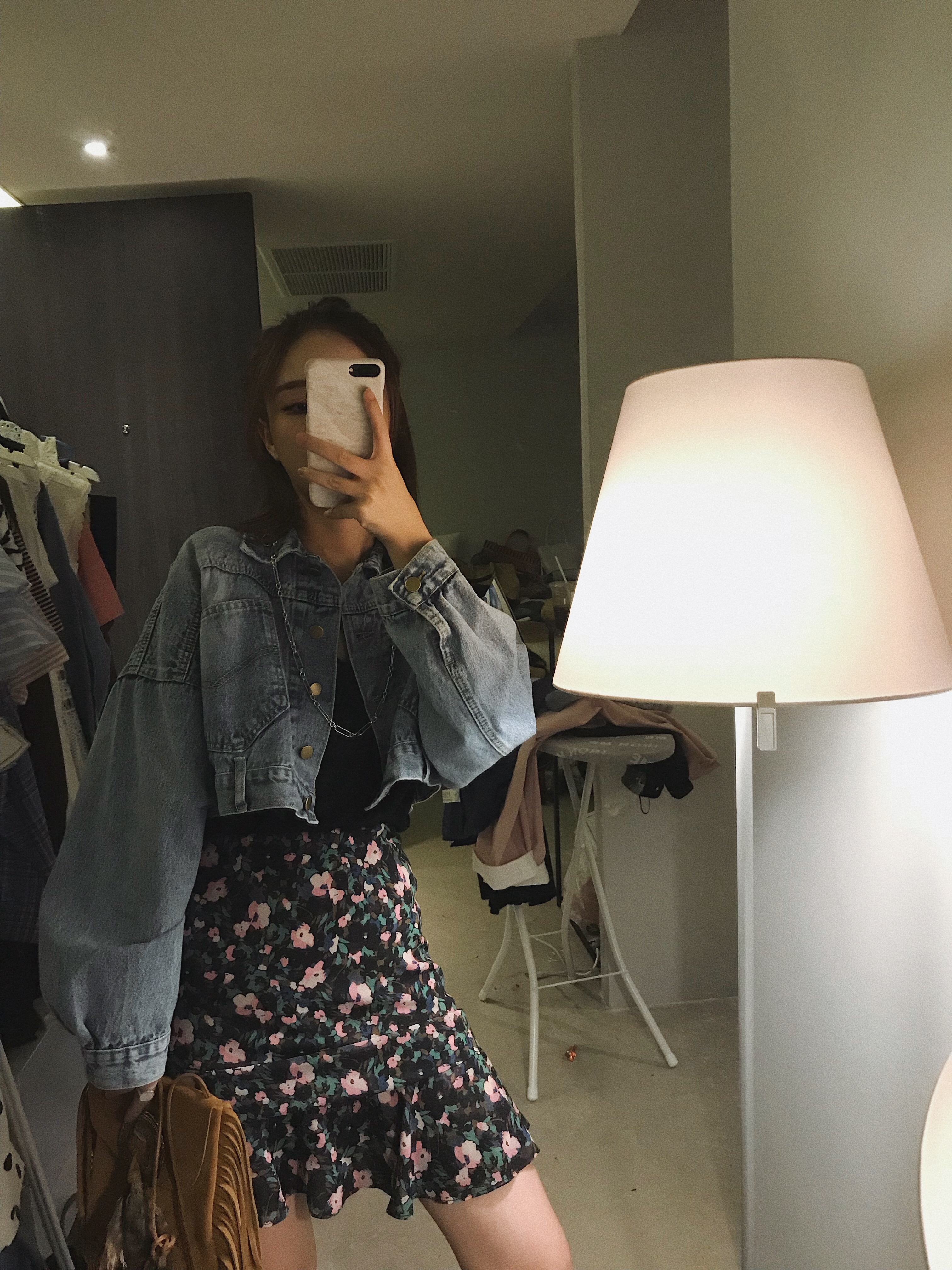 錢夫人CHINSTUDIO 港風怪味少女短款牛仔外套女韓版牛仔衣夾克潮